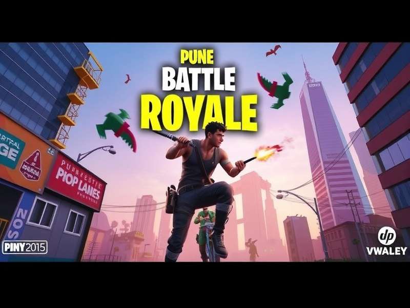 Pune Battle Royale - The Ultimate Indian Battle Royale Experience Pune Battle Royale Game Banner showing players fighting in Pune streets